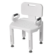 Drive Medical Premium Series Shower Chair w/ Back & Arms rtl12505